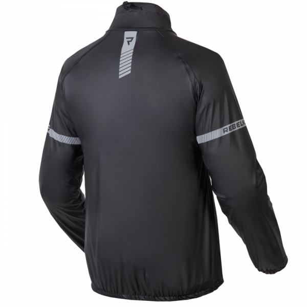 KURTKA PRZECIWDESZCZOWA REBELHORN OCEAN BLACK 3XL