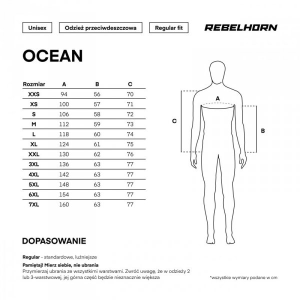 KURTKA PRZECIWDESZCZOWA REBELHORN OCEAN FLUO YELLOW XXS