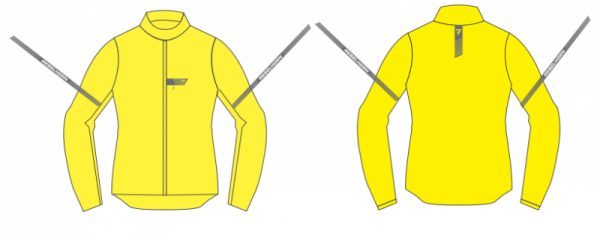 KURTKA PRZECIWDESZCZOWA REBELHORN OCEAN FLUO YELLOW S