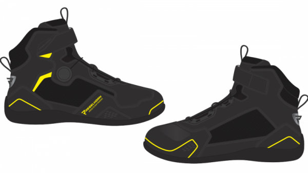 BUTY MOTOCYKLOWE REBELHORN SPARK 2 BLACK FLUO YELLOW 38