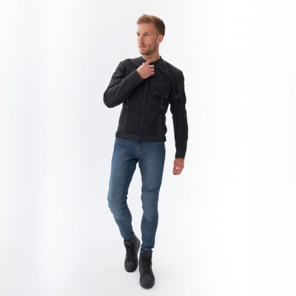 JEANSY MOTOCYKLOWE REBELHORN NOMAD TAPERED FIT WASHED BLUE 36/34