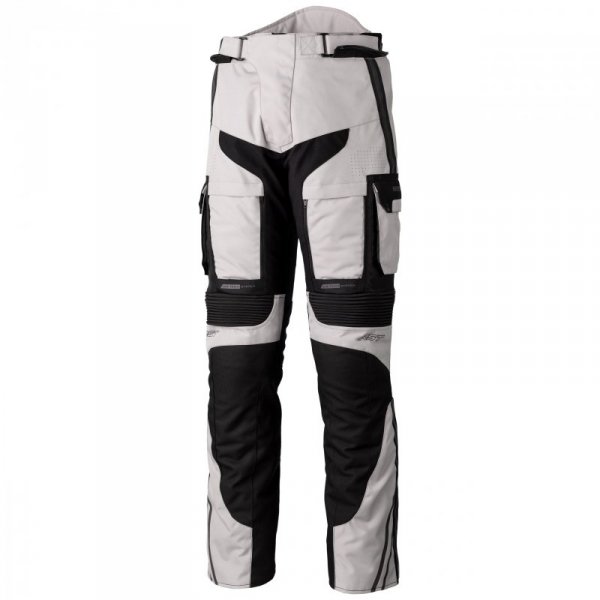 SPODNIE MOTOCYKLOWE TEKSTYLNE RST PRO SERIES ADVENTURE X SILVER BLACK M