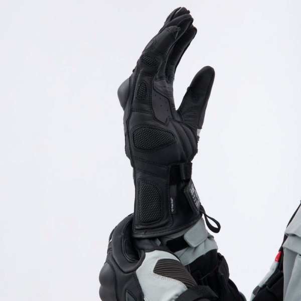RĘKAWICE MOTOCYKLOWE REBELHORN RANGE BLACK LIGHT GREY XL