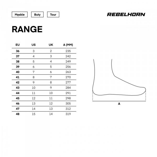 BUTY MOTOCYKLOWE REBELHORN RANGE BLACK 41