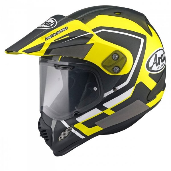 KASK MOTOCYKLOWY ARAI TOUR-X4 DETOUR-2 FLUOR YELLOW L