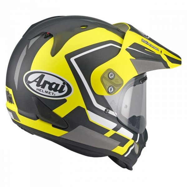 KASK MOTOCYKLOWY ARAI TOUR-X4 DETOUR-2 FLUOR YELLOW L