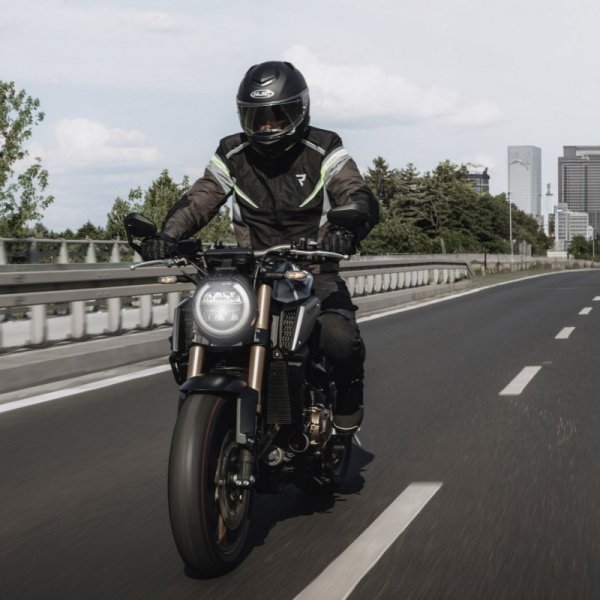 KURTKA MOTOCYKLOWA TEKSTYLNA REBELHORN SPARK BLACK GREY FLUO YELLOW 3XL