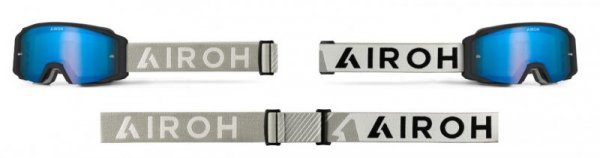 GOGLE AIROH BLAST XR1 MATT BLACK  - SZYBA BLUE MIRRORED (1 SZYBA W ZESTAWIE) OS