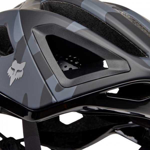 KASK ROWEROWY FOX CROSSFRAME PRO BLACK CAMO L
