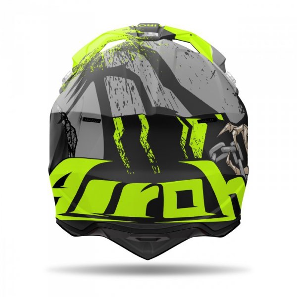 KASK MOTOCYKLOWY AIROH WRAAAP DARKNESS MATT M
