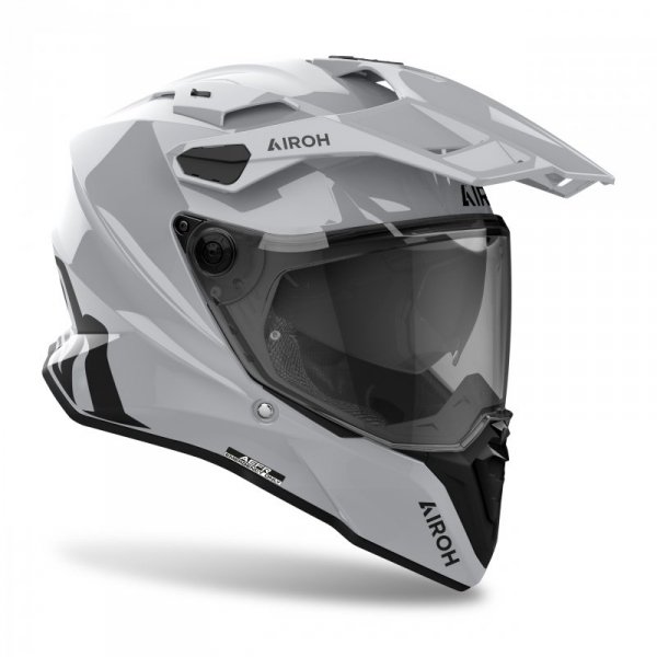 KASK MOTOCYKLOWY AIROH COMMANDER 2 COLOR CEMENT GREY GLOSS XL