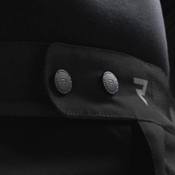 SPODNIE MOTOCYKLOWE TEKSTYLNE REBELHORN CUBBY 5 BLACK (DŁUGA NOGAWKA) L-XL