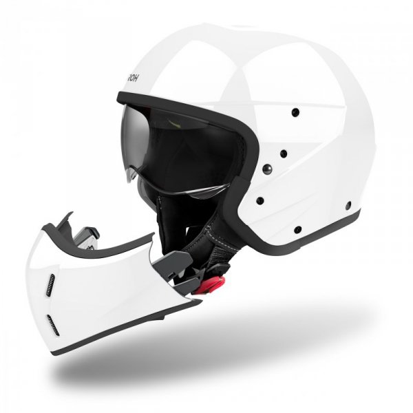 KASK MOTOCYKLOWY AIROH J110 COLOR WHITE GLOSS L