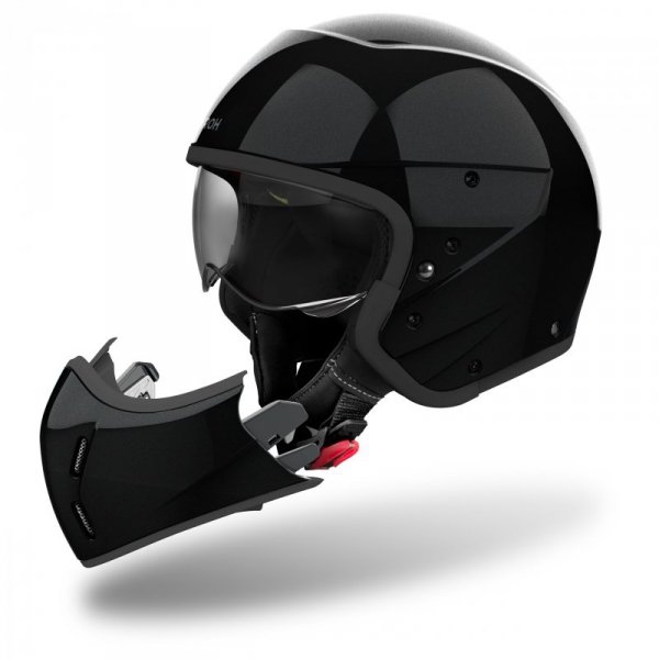 KASK MOTOCYKLOWY AIROH J110 COLOR BLACK GLITTER S
