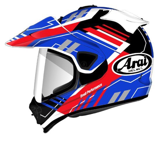 KASK MOTOCYKLOWY ARAI TOUR-X5 TRAIL BLUE S