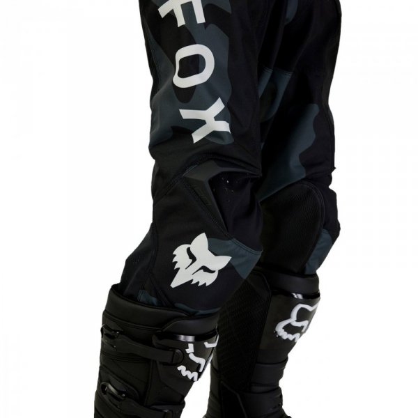 SPODNIE MOTOCYKLOWE FOX 180 BNKR BLACK CAMO 36