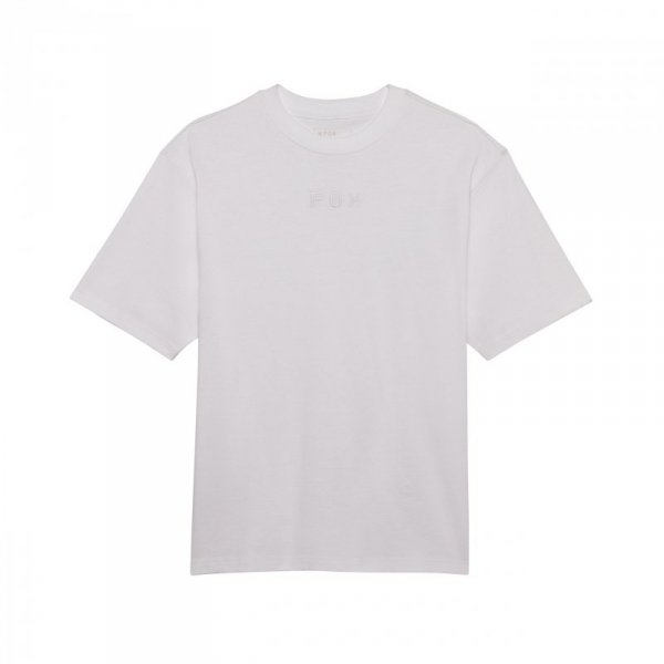 T-SHIRT FOX WORDMARK OVERSIZED OPTIC WHITE S