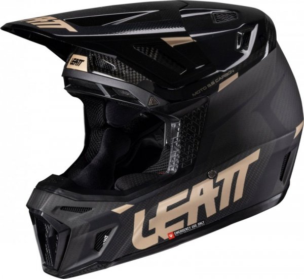 KASK MOTOCYKLOWY Z GOGLAMI LEATT KIT MOTO 9.5 CARBON XL