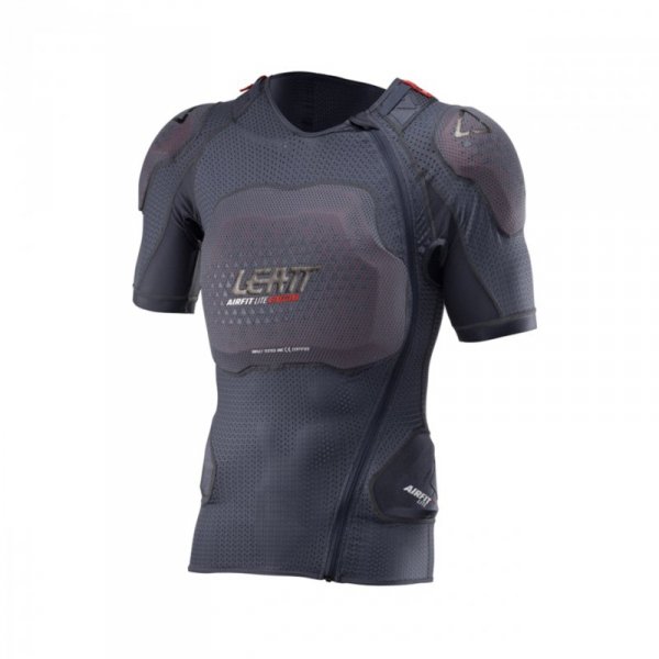 T-SHIRT Z OCHRANIACZAMI LEATT 3DF AIRFIT LITE EVO BLACK (166-172CM) M