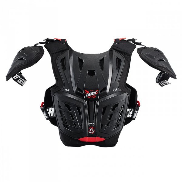 BUZER JUNIOR LEATT 4.5 PRO BLACK RED (147-159CM) L/XL