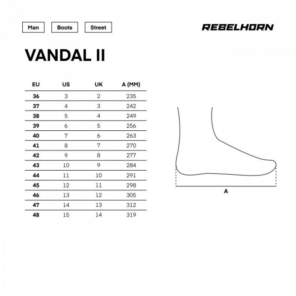 BUTY MOTOCYKLOWE REBELHORN VANDAL 2 BLACK BLUE RED 36