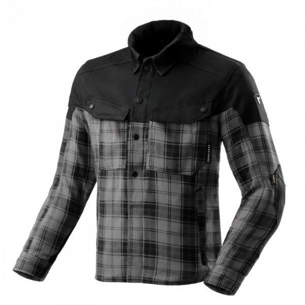 KOSZULA MOTOCYKLOWA REBELHORN SHIFTER BLACK GREY 9XL