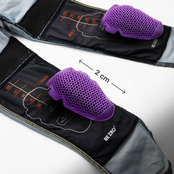 JEANSY MOTOCYKLOWE REBELHORN REVOLT WASHED BLUE MONOLAYER 42/32