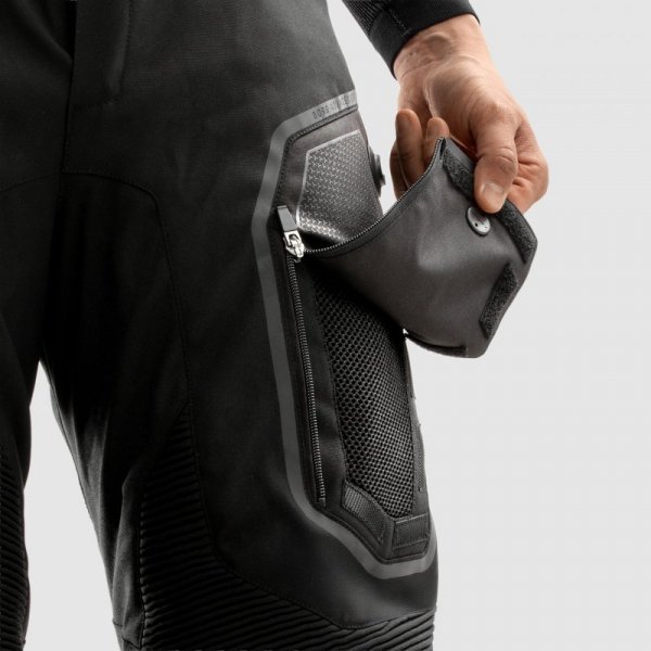 SPODNIE MOTOCYKLOWE TEKSTYLNE REBELHORN BORG 2 BLACK L