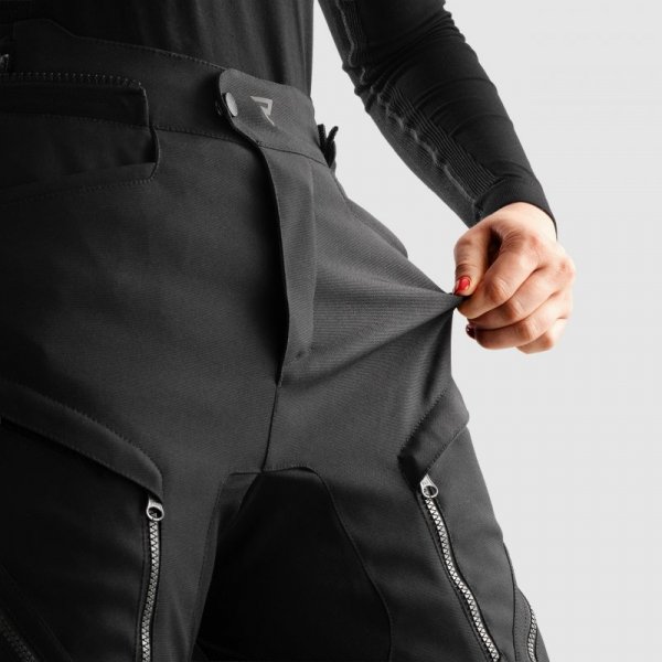 SPODNIE MOTOCYKLOWE TEKSTYLNE DAMSKIE REBELHORN HARDY 3.0 BLACK WXS