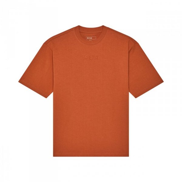 T-SHIRT FOX WORDMARK OVERSIZED CHOCOLATE S