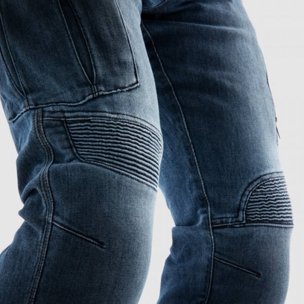 JEANSY MOTOCYKLOWE REBELHORN VANDAL WASHED BLUE MONOLAYER 30/34