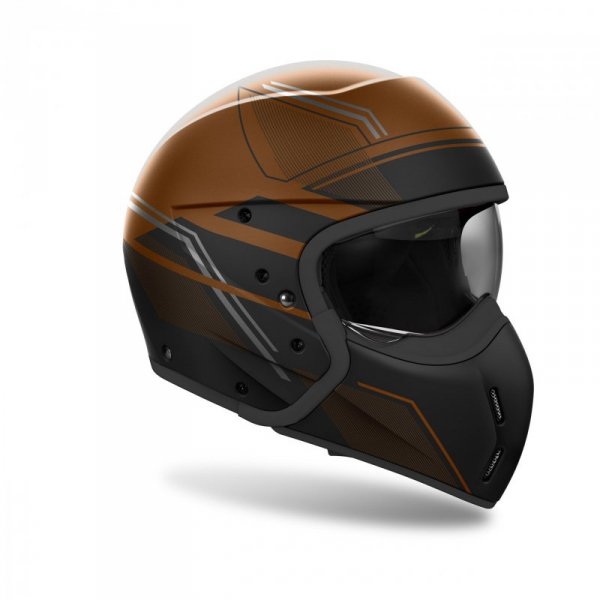 KASK MOTOCYKLOWY AIROH J110 SLIM BRONZE MATT M