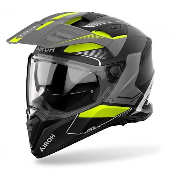 KASK MOTOCYKLOWY AIROH BANDIT TUNE YELLOW MATT M