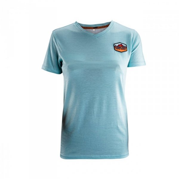 T-SHIRT DAMSKI LEATT PREMIUM TEAL S