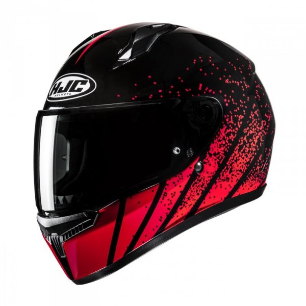 KASK MOTOCYKLOWY HJC C10 HAVEN BLACK RED XS