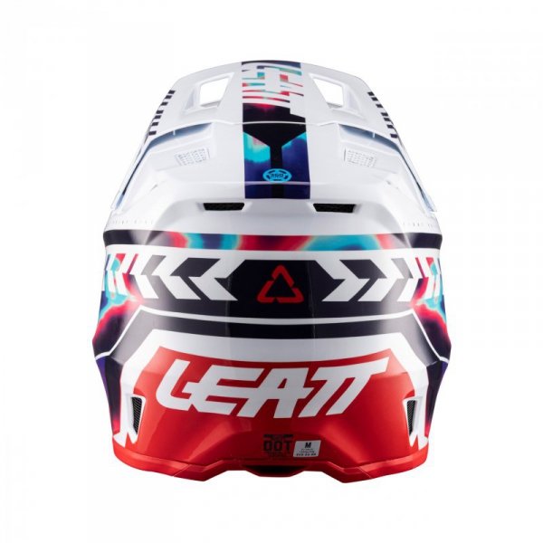 KASK MOTOCYKLOWY Z GOGLAMI LEATT KIT MOTO 8.5 ROYAL BLUE RED M