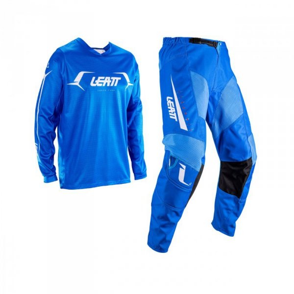 STRÓJ OFFROADOWY BLUZA I SPODNIE LEATT RIDE KIT MOTO 3.5 BLUE XL