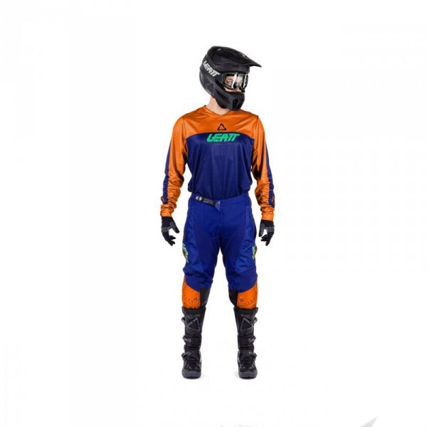 STRÓJ OFFROADOWY BLUZA I SPODNIE LEATT RIDE KIT MOTO 3.5 ORANGE XL