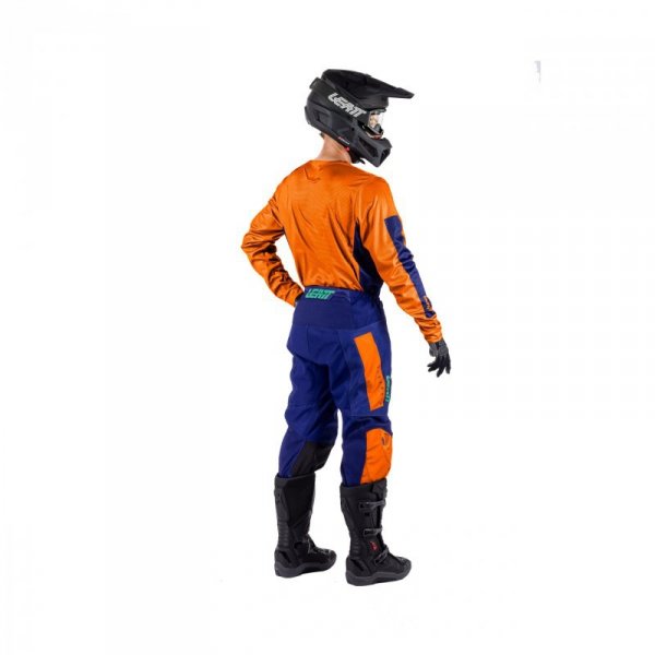 STRÓJ OFFROADOWY BLUZA I SPODNIE LEATT RIDE KIT MOTO 3.5 ORANGE XXL