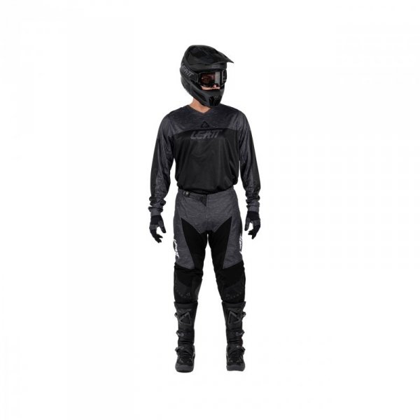 STRÓJ OFFROADOWY BLUZA I SPODNIE LEATT RIDE KIT MOTO 3.5 STEALTH BLACK GREY L
