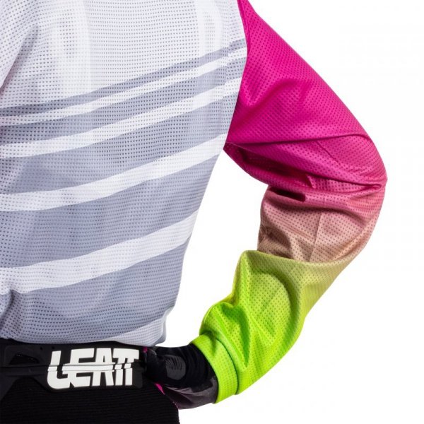 STRÓJ OFFROADOWY BLUZA I SPODNIE JUNIOR LEATT RIDE KIT 3.5 RETRO PINK L