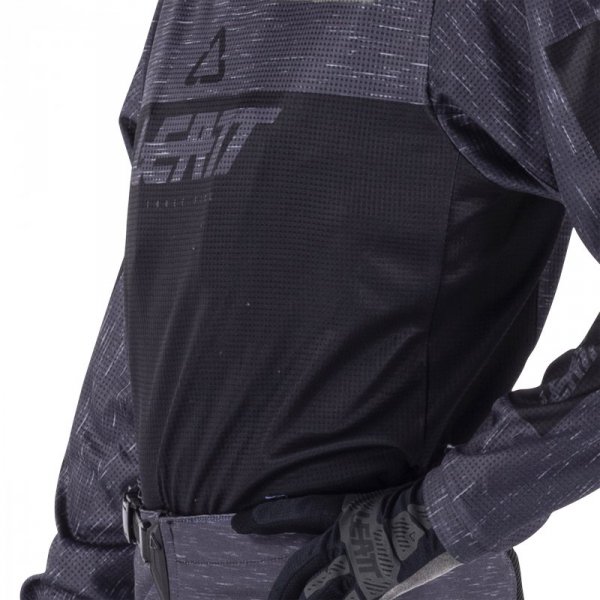 STRÓJ OFFROADOWY BLUZA I SPODNIE JUNIOR LEATT MINI RIDE KIT 3.5 STEALTH BLACK GREY XXS