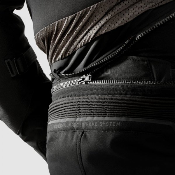 SPODNIE MOTOCYKLOWE TEKSTYLNE REBELHORN BORG 2 BLACK (KRÓTKA NOGAWKA) S-3XL