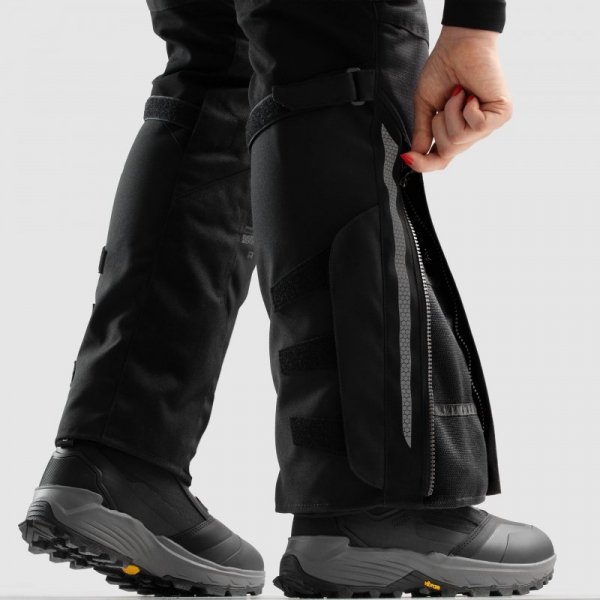 SPODNIE MOTOCYKLOWE TEKSTYLNE DAMSKIE REBELHORN HARDY 3.0 BLACK (DŁUGA NOGAWKA) L-WXXL