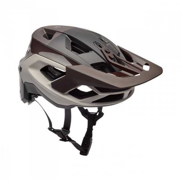 KASK ROWEROWY FOX SPEEDFRAME RS PARANOID COCOA L