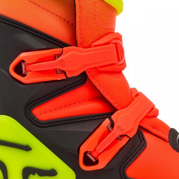 BUTY MOTOCYKLOWE FOX COMP ORANGE YELLOW 9