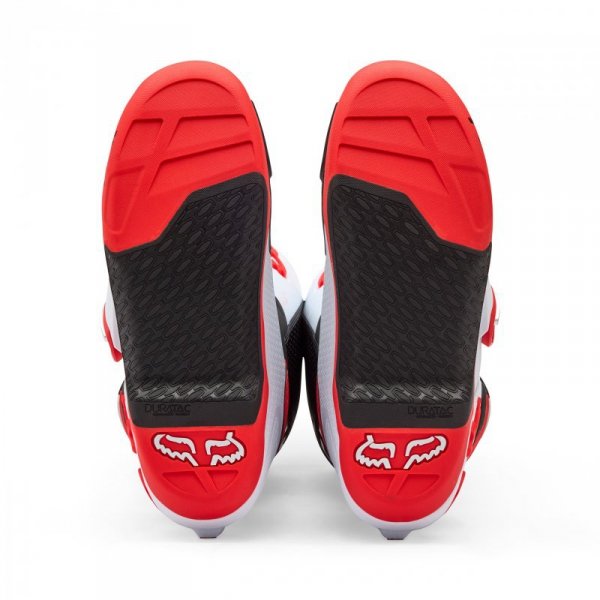 BUTY MOTOCYKLOWE FOX MOTION WHITE FLUO RED 10