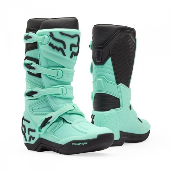 BUTY MOTOCYKLOWE JUNIOR FOX COMP TEAL Y5
