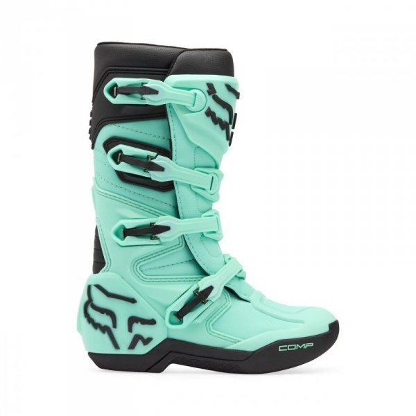 BUTY MOTOCYKLOWE JUNIOR FOX COMP TEAL Y8