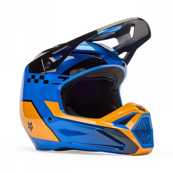 KASK MOTOCYKLOWY FOX V1 COLLECT BLUE S